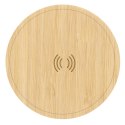 Bambusowa ładowarka bezprzewodowa 10W