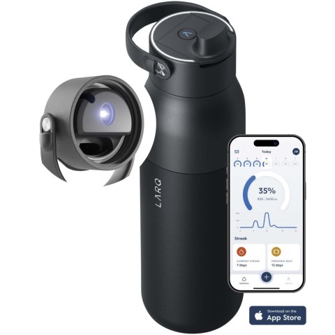 LARQ PureVisTM 2.0 butelka na wodę o pojemności 1000 ml czarny