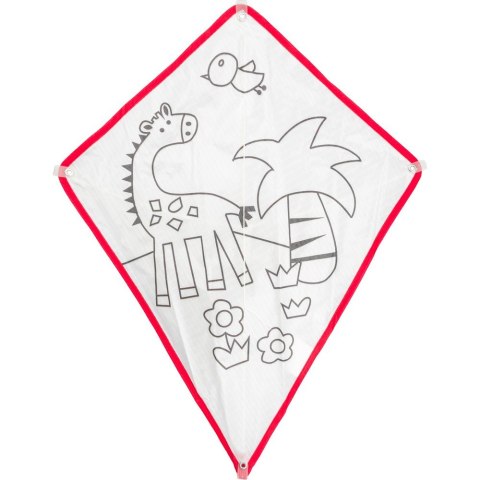 Latawiec do kolorowania, flamastry