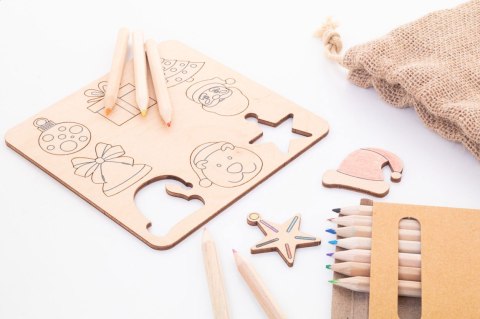 Ravya świąteczna gra, kolorowanka i dopasowyanie symbooli świątecznych