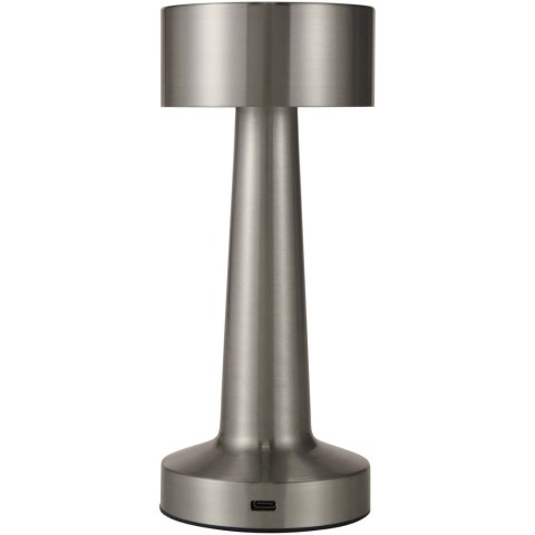 Aludra lampa stołowa z możliwością ładowania i ściemniania, z 3 trybami świecenia srebrny