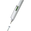 Dora wielofunkcyjny długopis z aluminium pochodzącego z recyklingu srebrny