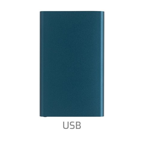 Power bank 4000 mAh z aluminium z recyklingu