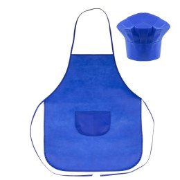 Zestaw małego kucharza, fartuch kuchenny i czapka kucharska, rozmiar dziecięcy | Nedina