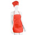 Zestaw małego kucharza, fartuch kuchenny i czapka kucharska, rozmiar dziecięcy | Nedina