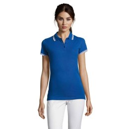 PASADENA DAMSKA POLO royal blue / white XXL (S00578-RW-XXL)