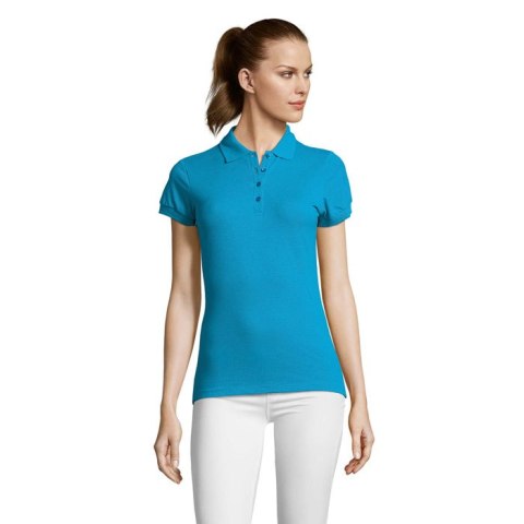 PASSION Damskie POLO 170g Aqua XXL (S11338-AQ-XXL)