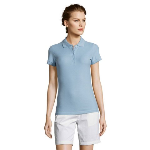 PEOPLE Damskie POLO 210g sky blue XXL (S11310-SP-XXL)