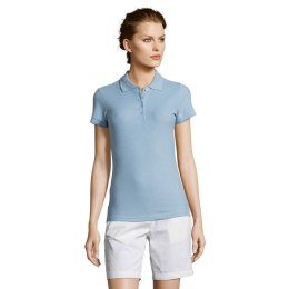 PEOPLE Damskie POLO 210g sky blue S (S11310-SP-S)