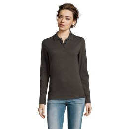 PERFECT LSL DAMSKA POLO 180 charcoal melange L (S02083-CE-L)