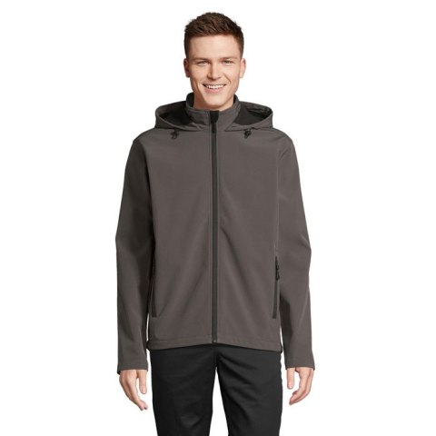 RACE MEN HOODED JACKET charcoal grey XL (S04447-CR-XL)