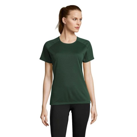 SPORTY Damski T-Shirt 140g Ciemno-zielony L (S01159-FG-L)