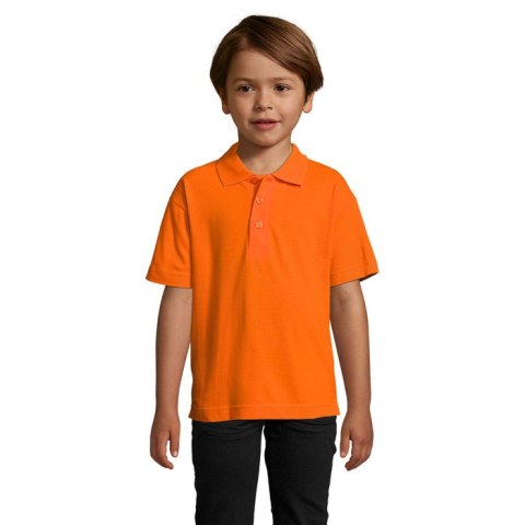SUMMER II KIDS Polo 170g Pomarańczowy L (S11344-OR-L)