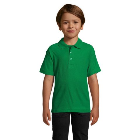 SUMMER II KIDS Polo 170g Zielony XL (S11344-KG-XL)