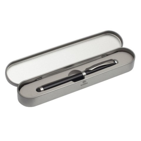 Długopis ze wskaźnikiem laserowym Supreme - 4 w 1, czarny - druga jakość