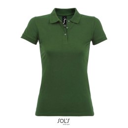 PERFECT Damskie POLO 180g Ciemno-zielony XXL (S11347-BO-XXL)
