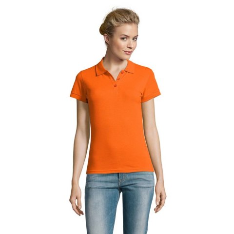PERFECT Damskie POLO 180g Pomarańczowy XXL (S11347-OR-XXL)