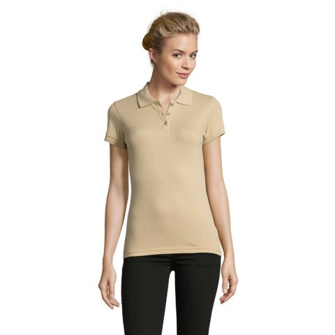 PERFECT Damskie POLO 180g Sand XXL (S11347-SA-XXL)