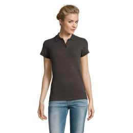 PERFECT Damskie POLO 180g charcoal melange S (S11347-CE-S)