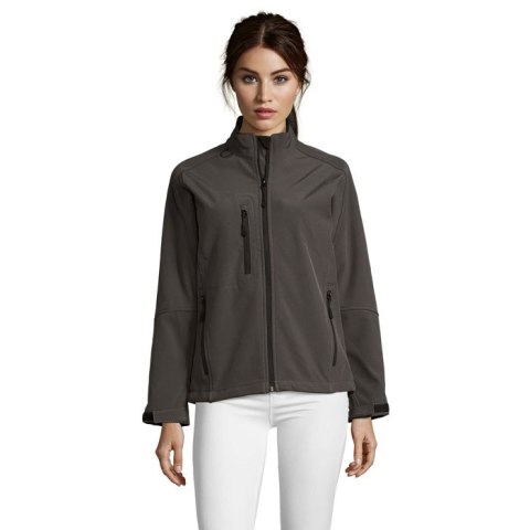 ROXY Damski softshell 340g charcoal grey S (S46800-CR-S)