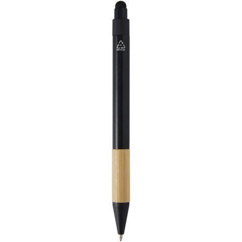 Minka zestaw upominkowy zawierający długopis wykonany z aluminium z recyklingu z certyfikatem RCS, łańcuch do kluczy oraz ramka 