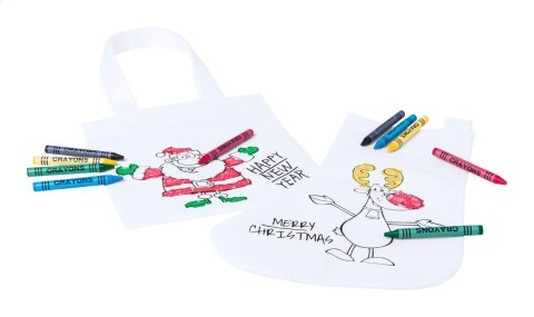 Plicom świąteczna skarpeta do kolorowania