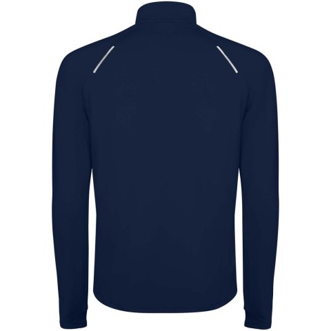 Estambul męska bluza z długim rękawem i zamkiem błyskawicznym na połowie długości granatowy