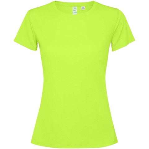 Estoril damska koszulka z krótkim rękawem fluorescencyjna zieleń