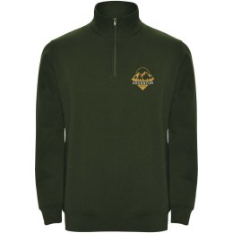 Aneto bluza rozpinany pod szyją na suwak butelkowy zielony