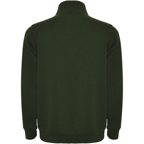 Aneto bluza rozpinany pod szyją na suwak butelkowy zielony