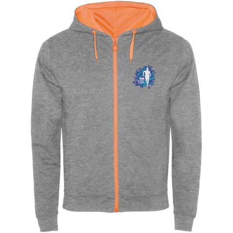 Fuji bluza unisex melanż szary