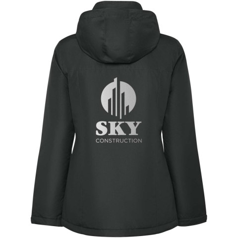 America damska ocieplana kurtka typu parka ciemny ołowiowy