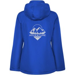 America damska ocieplana kurtka typu parka królewski niebieski