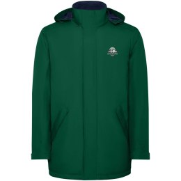 America męska ocieplana kurtka typu parka butelkowy zielony