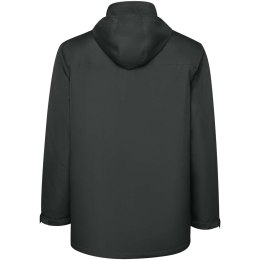 America męska ocieplana kurtka typu parka ciemny ołowiowy