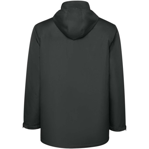 America męska ocieplana kurtka typu parka ciemny ołowiowy