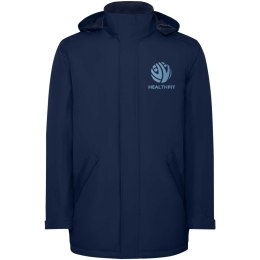 America męska ocieplana kurtka typu parka granatowy