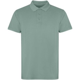 Austral koszulka polo unisex z krótkim rękawem ciemnozielony (R2202E50)