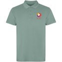 Austral koszulka polo unisex z krótkim rękawem ciemnozielony (R2202E50)