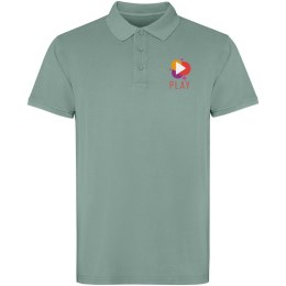 Austral koszulka polo unisex z krótkim rękawem ciemnozielony (R2202E50)