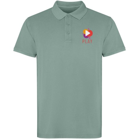 Austral koszulka polo unisex z krótkim rękawem ciemnozielony