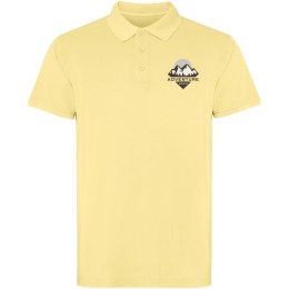 Austral koszulka polo unisex z krótkim rękawem żółty
