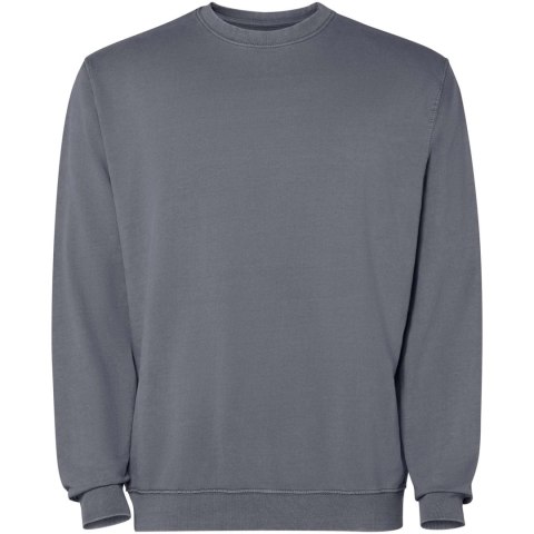 Jaya sweter unisex z okrągłym dekoltem ciemny szary