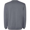 Jaya sweter unisex z okrągłym dekoltem ciemny szary