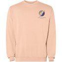 Jaya sweter unisex z okrągłym dekoltem jasny pomarańczowy