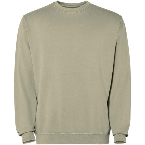 Jaya sweter unisex z okrągłym dekoltem khaki