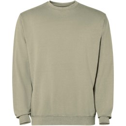 Jaya sweter unisex z okrągłym dekoltem khaki