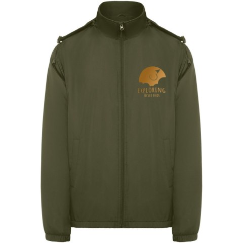 Makalu ocieplana kurtka unisex zielony wojskowy