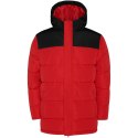 Tallin ocieplana kurtka unisex czerwony, czarny