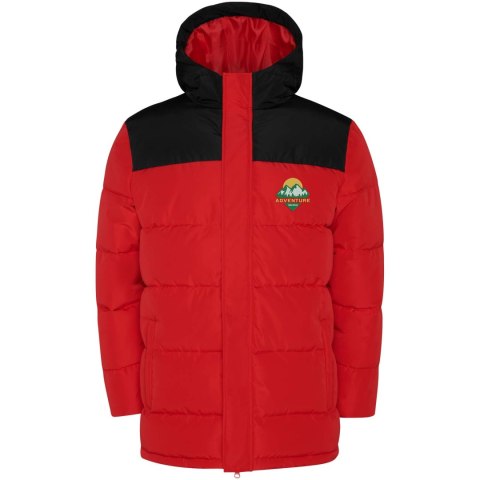 Tallin ocieplana kurtka unisex czerwony, czarny